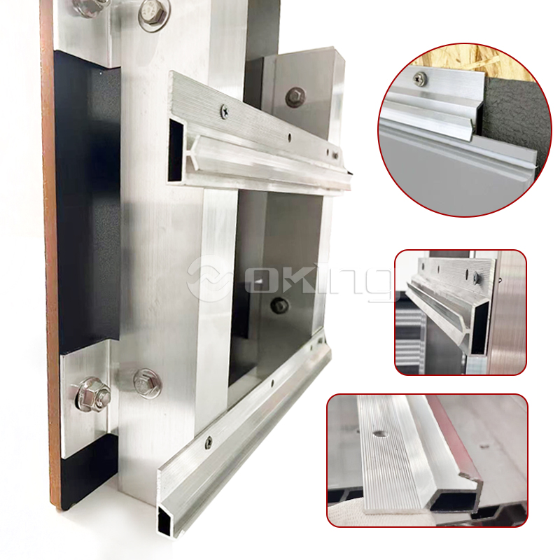 Gaj Cladding H-Nutta Aluminium Exterior Starter Track Adversus Cladding Fixing Systems ad sagum