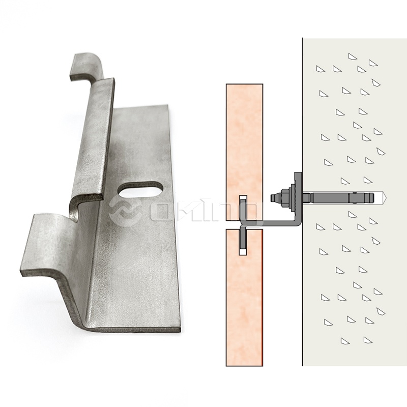 Duplex et descendit Cladding ratio bracket
