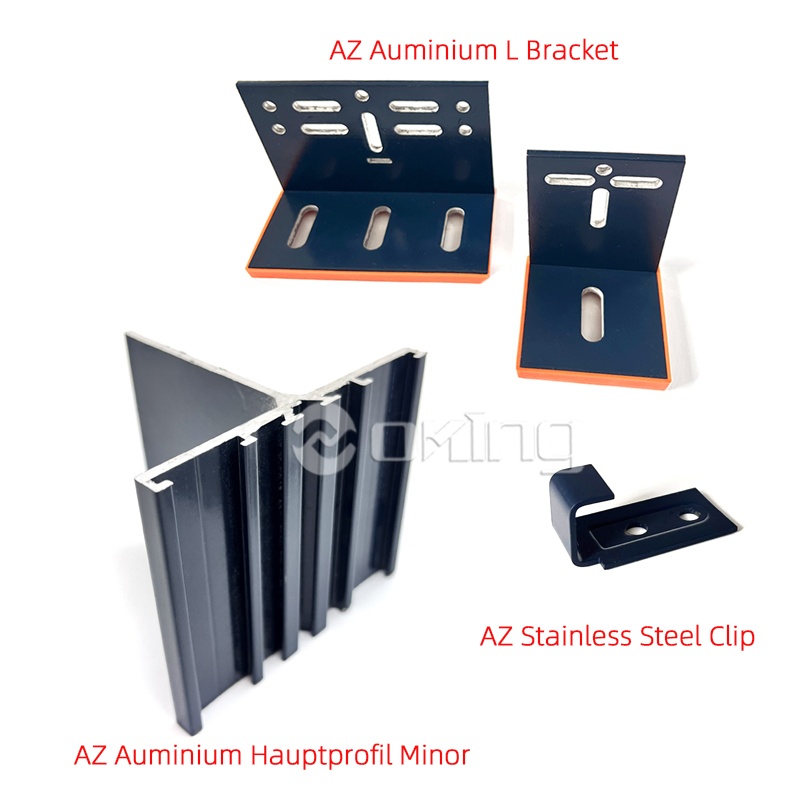 Professio Building Facade Installation System with Recondited / Eris Fixing for Terracotta Ceramic Panels