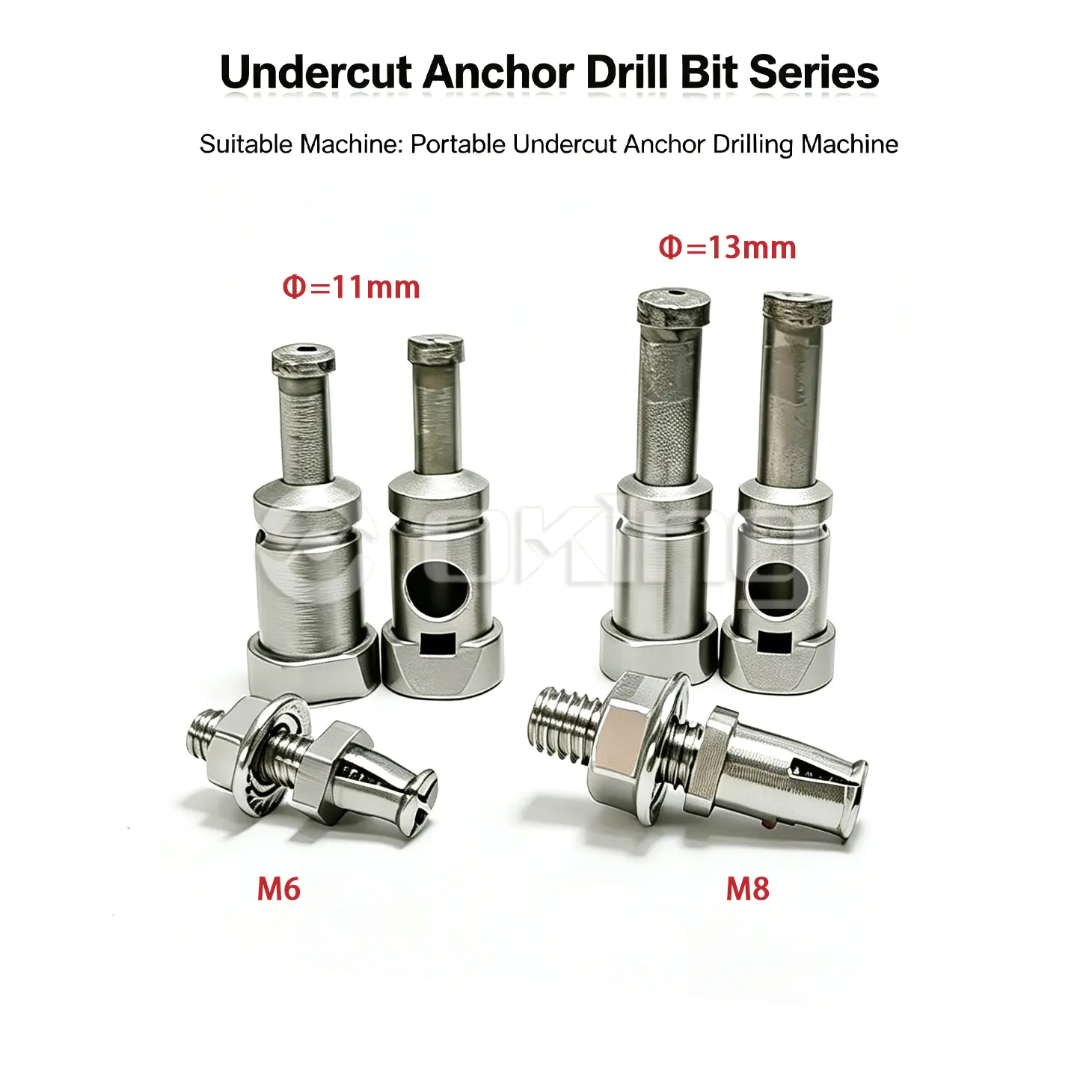 EXERCITATIO Bit Back Bolt Foramen EXERCITATIO Bit 7.2mm/9mm pro Tenuis Lapis Ceramic Tile Sintered Stone Slab Marble Granite Facade Sicca Pendens